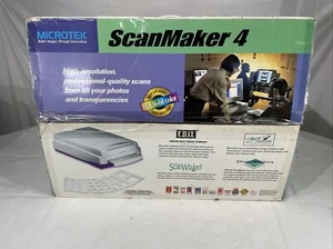 MICROTEK MRS-1200TP ScanMaker 4 USB Flatbed Scanner WORKING Free Shipping - Picture 1 of 9