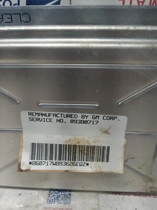 98-02 Grand Prix 09380717, Computer Module, Delphi Oem - Picture 1 of 3