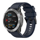 Silicone Watch Strap Bracelet for Garmin Fenix 6X/Fenix 6X Pro (Navy Blue)