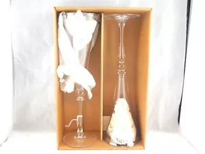 Harley Davidson SET MIT ZWEI Champagnergläsern Sammlerstücke und Geschenke Hochzeit - Bild 1 von 5