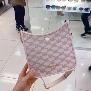 BOLSO BANDOLERA MENSAJERO PEQUEÑO MICHAEL KORS BRILEY MK ROSA MULTI - Imagen 1 de 5