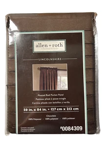 2 paneles Allen & Roth Lincolnshire 50" x 84" se adapta a varillas de hasta 1,5" - Imagen 1 de 3