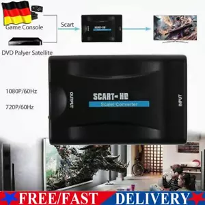 1080P HDMI-compatible to SCART Video Audio Upscale Converter Adapter for HD TV D - Bild 1 von 8
