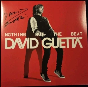 David Guetta Nothing But The Beat Signed Vinyl - Picture 1 of 9