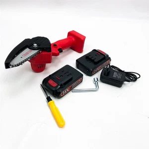Snowtaros 4 Zoll Mini Elektrische Kettensäge, 24V Akku-handkettensäge mit - Bild 1 von 6