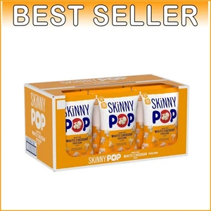 Confezione 12 Sacchetti Popcorn Cheddar Bianco Senza Latticini - Snack Integrale, Senza Glutine - Foto 1 di 9