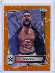 2025 Topps Chrome WWE FINN BALOR Orange Refractor /25 - Bild 1 von 2
