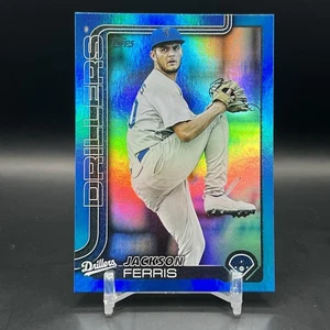 2025 Topps Pro debut Jackson Ferris lámina azul/150 tarjetas PDC-65 Dodgers - Imagen 1 de 3