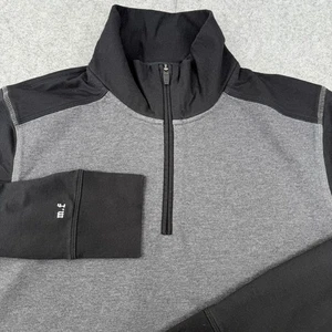 Foreign Rider Co Men's 1/4 Zip Performance Pullover Size 3 Large Soft Black - Picture 1 of 8
