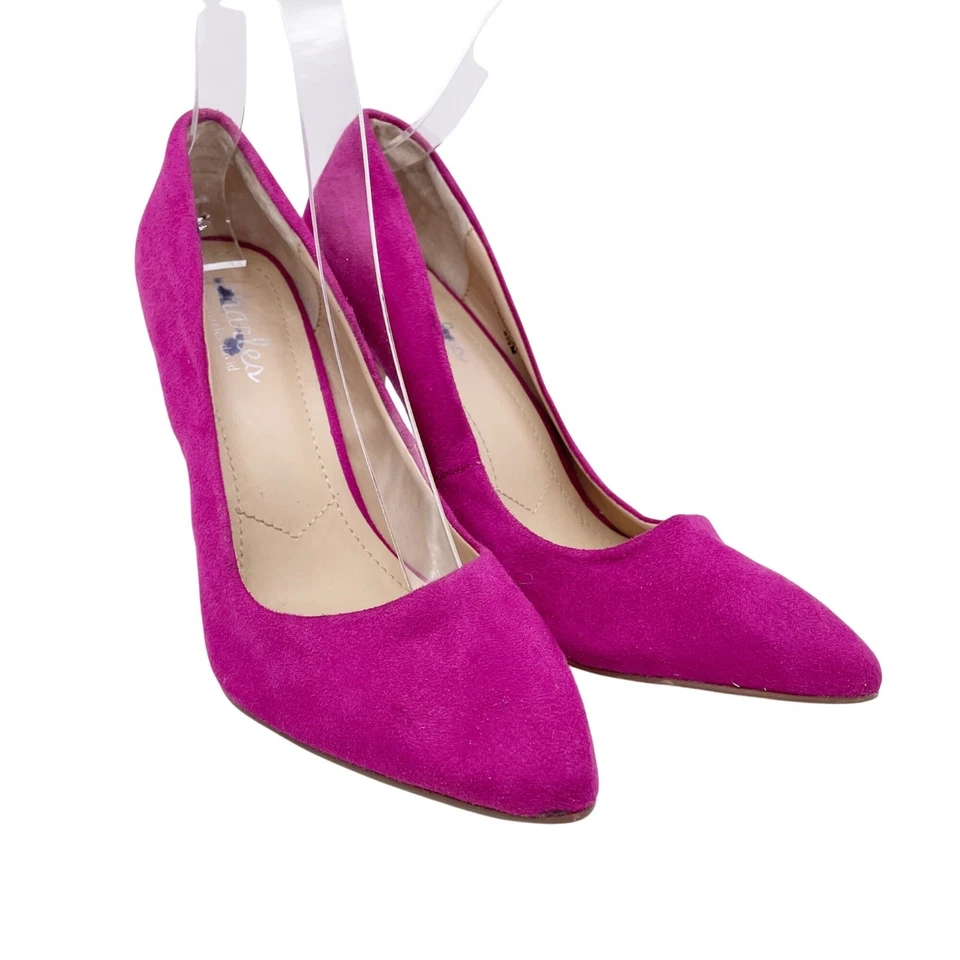 Zapatos de salón Charles By Charles David para mujer Pact rosa fucsia gamuza punta talla Foto 1 de 4