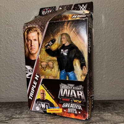 Figura de lucha libre WWE Elite Monday Night Wars Greatest Hits TRIPLE H con BAF Foto 1 de 4