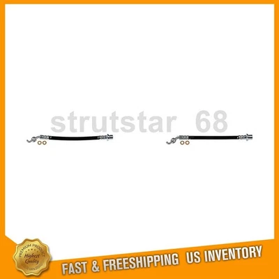 2 Rear Brake Line Brake Hose Fits 2009 Pontiac Vibe 2010 Pontiac Vibe - Image 1 of 4