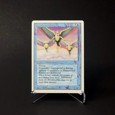 Magic: The Gathering Phantasmal Forces MTG Revised Edition Vintage 1994 MP - Image 1 of 2
