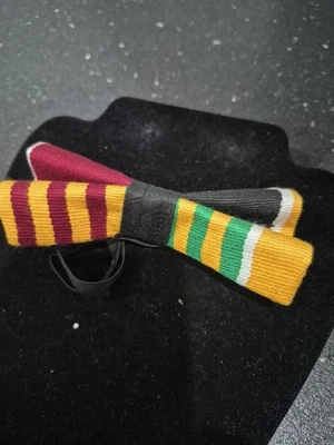 African Elastic Men Kente Bow Tie - Image 1 of 4