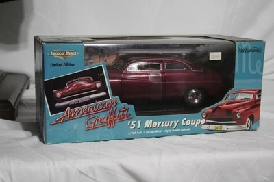 AMERICAN MUSCLE 1:18 American Graffiti '51 Mercury Coupe Boxed Limited Ed - Image 1 of 4