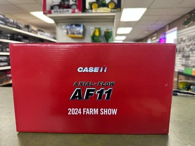 1/64 Case IH AF11 Combine Prestige 2024 Farm Show Black Chrome Chaser Chase Unit - Image 1 of 4