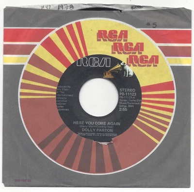 DOLLY PARTON, "HERE YOU COME AGAIN" - Image 1 of 3