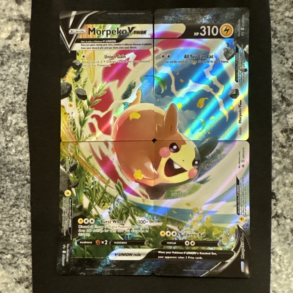 Morpeko V-Union SWSH215 SWSH: Sword & Shield Promo Cards Holo Pokemon - Image 1 of 2