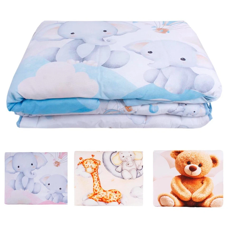 Colcha Edredón Caliente Cuna Culla Estampado Digital Animales - Imagen 1 de 1