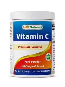 Polvo Best Naturals Vitamina C 1 lb  - Imagen 1 de 7