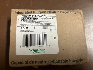 SCHNEIDER ELECTRIC homeline CHOM115PCAFI 15 A (NEW IN BOX) - Picture 1 of 2