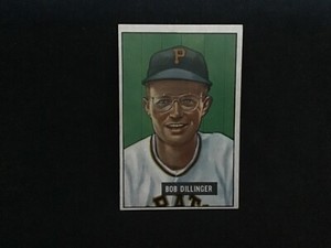 1951 Bowman Baseball #63 Bob Dillinger Pirates