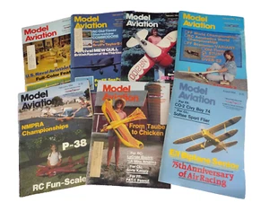 Model Aviation Magazine Radio Control Airplane Enthusiast Hobby 1981-84 LOT OF 7 - Imagen 1 de 9