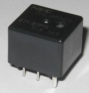 NEC ET1-B3M1 Small Automotive Relay - 12 VDC SPDT 25 Amp Contacts - 12 V DC Coil - Picture 1 of 5