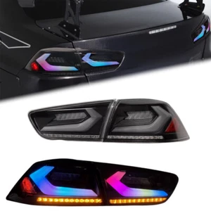 Par de luces traseras LED de arranque animación RGB para Mitsubishi Lancer EVO X 2008-2017 - Imagen 1 de 12