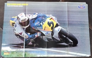 POSTER MAX BIAGGI MICHAEL DOOHAN HONDA NSR 250 500 TEAM ROTHMANS - Bild 1 von 6