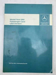 DS Mercedes model year 1980 passenger cars service manual - Picture 1 of 11