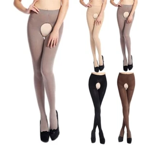 Leggings Erotic Lingerie Female Leggings Without Velvet Open Crotch Sexy - Picture 1 of 26