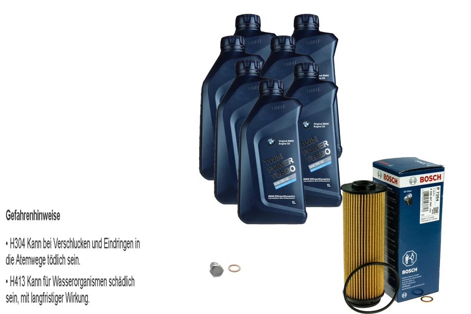 BOSCHfilter 7L BMW Twin Power Turbo für BMW 5er Touring G31 530d xDrive G30 - Bild 1 von 4