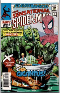 Flashback The Sensational Spider-Man: Gigantus! Numero chiave Marvel! NM+ - Foto 1 di 1