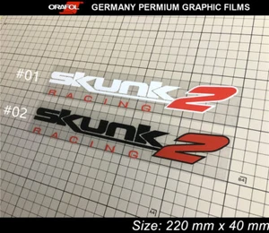SKUNK2 RACING JDM Suspension Modified Turbo TUNING JDM Car Decal Sticker #S02 - Picture 1 of 5