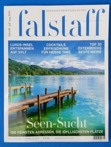 falstaff 05/2018 Juli/Aug. GENISSEN. WEIN. ESSEN. REISEN ungelesen 1A abs. TOP - Bild 1 von 1