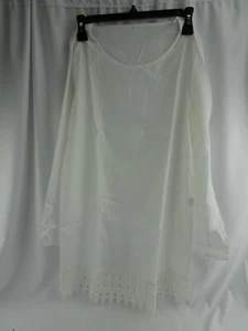 MiYang Women's Chiffon Lace Dress - Ivory Size S - Picture 1 of 6