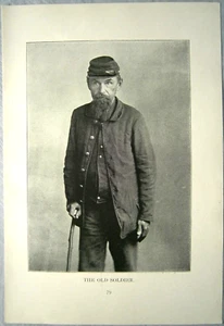 TIPOS DE CALLES DE CIUDADES AMERICANAS: "El Viejo Soldado", foto, 1896., #18 - Imagen 1 de 1