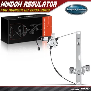 Rear Right Passenger Power Window Regulator w/ Motor for Hummer H2 2003-2009 - Picture 1 of 9