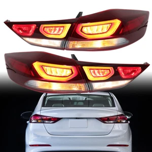 LED Tail Light Rear Brake Lamps For Hyundai Elantra 2017-2018 Left+Right Side - Photo 1/12