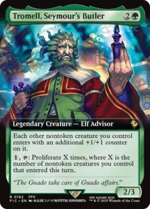 1x Tromell, Seymour's Butler Extended Art (Final Fantasy Commander) - Picture 1 of 1