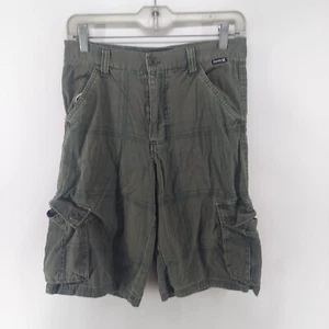 Hurley Kids' Boys' Youth  Cargo Shorts size 14 green canvas utility pockets - Picture 1 of 8