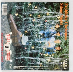 WILK & FRIENDS - Fröhliche Christmas / Silent Night - Alles Records 7" Single - Picture 1 of 6
