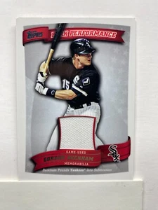 2010 Topps - Peak Performance Relics Series 2 #PPR-GB Gordon Beckham B0 - Picture 1 of 1