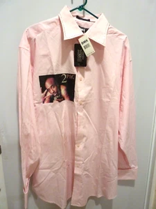 Camicia VINTAGE DMX 2 PAC Makaveli XL con bottoni manica lunga vintage nuova - Foto 1 di 9