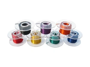 Filo verniciato rame filo verniciato filo CU 0,15 mm 7 colori ciascuno set 10 m 70 metri S229 - Foto 1 di 2