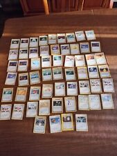 Lot of 58 Vintage Pokemon Trainer Cards Professor Elm, Forest Guardian etc
