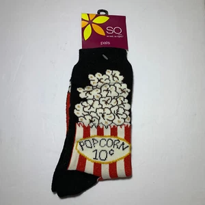 Calze donna 4-10 strane cibo popcorn crew novità carine sciocche divertenti - Foto 1 di 3