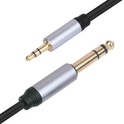 3.5mm Male Jack to 6.35mm Male Jack TRS Professional Audio Cable 180CM - Image 1 of 4