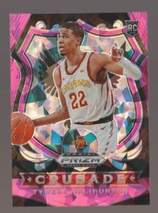 2020 Panini Prizm Draft Picks Crusade Tyrese Haliburton #90 Pink Ice Prizm (RC) - Bild 1 von 2